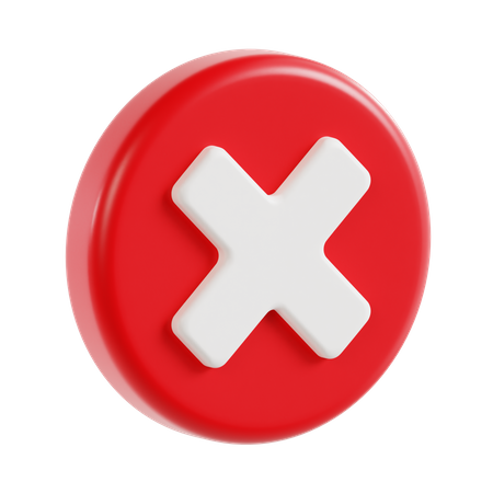 Denied  3D Icon