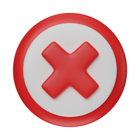 Denied  3D Icon