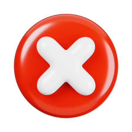 Denied  3D Icon