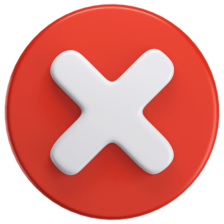 Denied  3D Icon