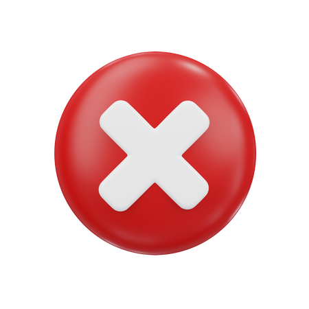 Denied  3D Icon