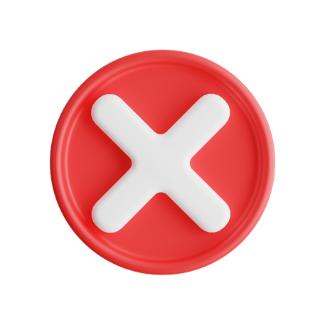 Denied  3D Icon