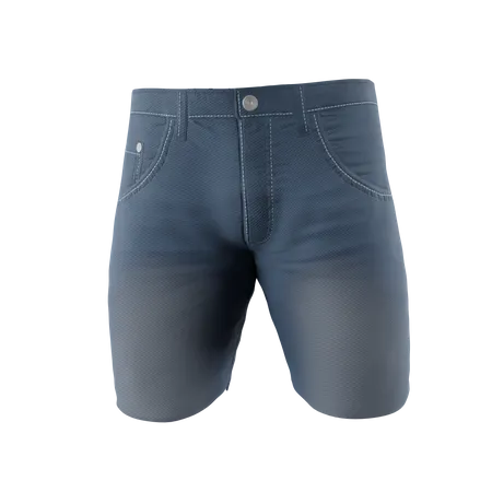 Kurze Jeanshose  3D Icon