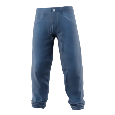 Denim Trousers  3D Icon