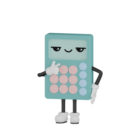 Denkender Rechner  3D Icon