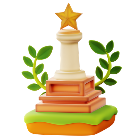 Monument  3D Icon