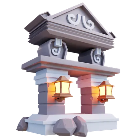 Monument  3D Icon