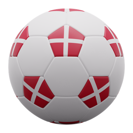 Denmark Ball 3D Icon