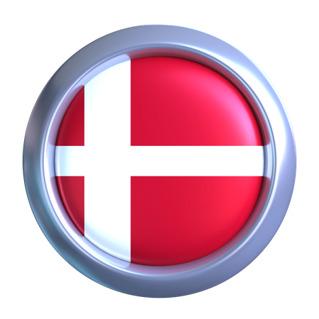 Denmark Emblem  3D Icon