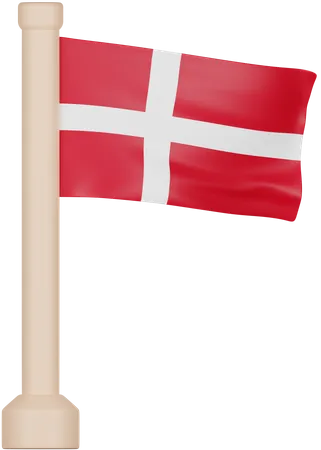 Denmark Flag  3D Icon