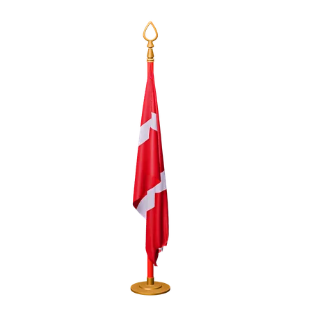 Denmark Flag  3D Icon