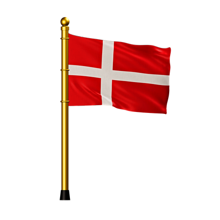 Denmark Flag  3D Icon