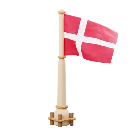 Denmark Flag  3D Icon