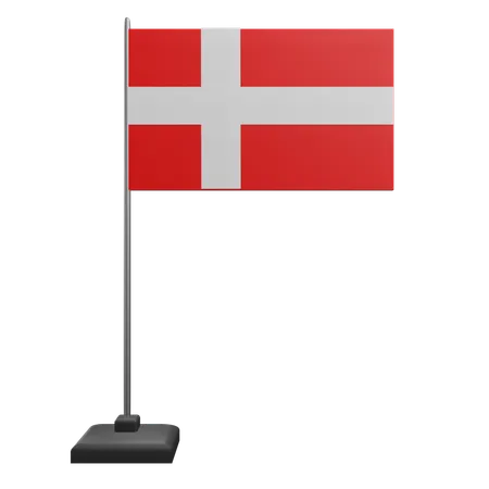 Denmark Flag  3D Icon