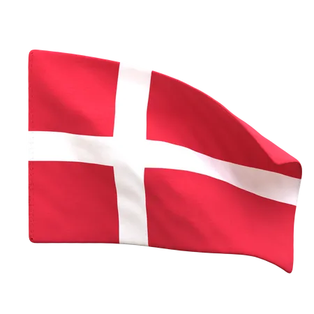 Denmark Flag  3D Icon