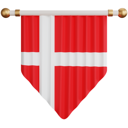 Denmark Flag  3D Icon