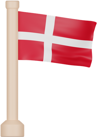 Denmark Flag  3D Icon