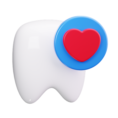 Amour des dents  3D Icon