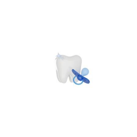 Dent de lait  3D Icon