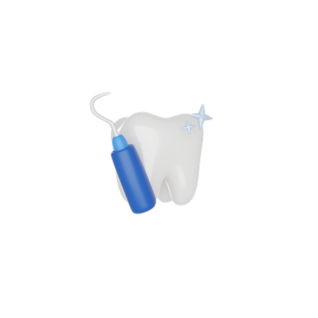 Explorateur de dents  3D Icon