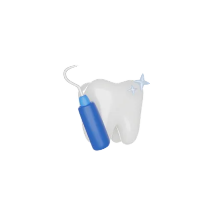 Explorateur de dents  3D Icon