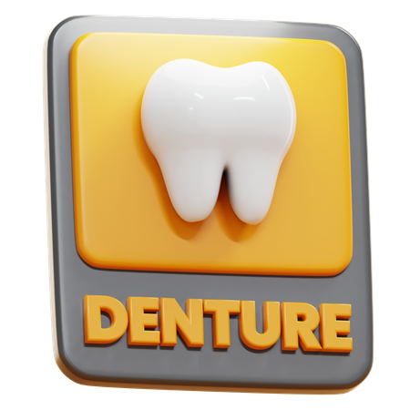 Dentadura  3D Icon