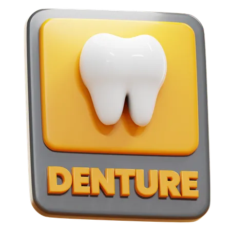 Dentadura  3D Icon