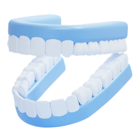 Dentadura  3D Icon