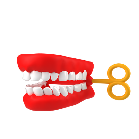 Dentadura  3D Icon