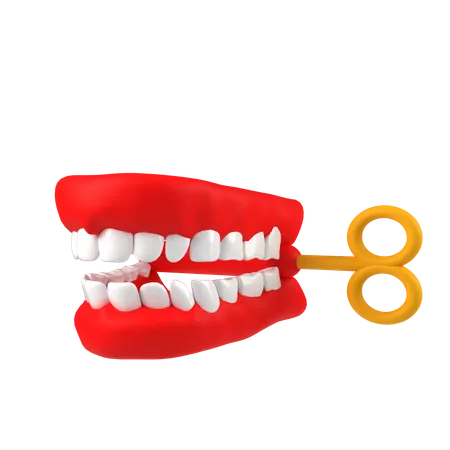 Dentadura  3D Icon