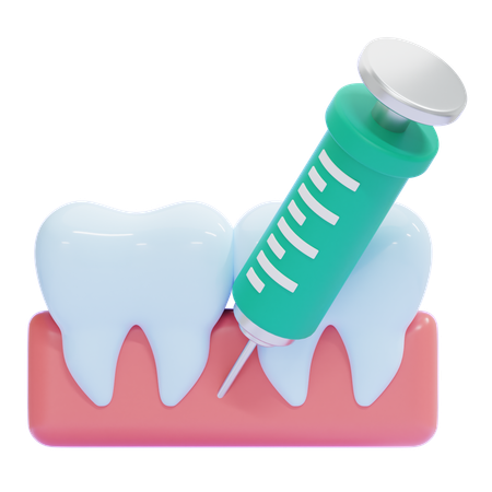 Dental Anesthesia  3D Icon