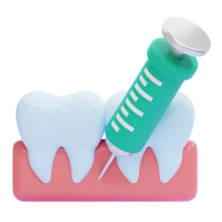 Dental Anesthesia  3D Icon