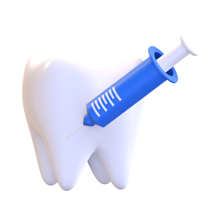 Dental Anesthesia  3D Illustration