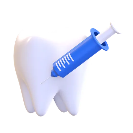 Dental Anesthesia  3D Illustration