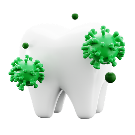 Dental Bacteria  3D Icon