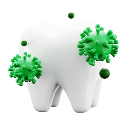 Dental Bacteria  3D Icon