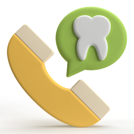 Dental call  3D Icon