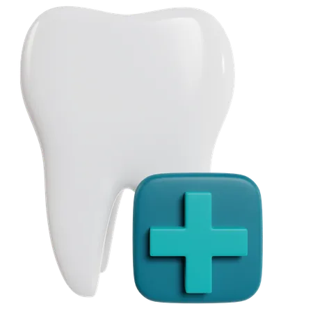 Dental Care Tooth Icon  3D Icon