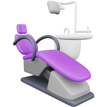 Dental Chair  3D Icon