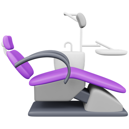 Dental Chair 3D Icon