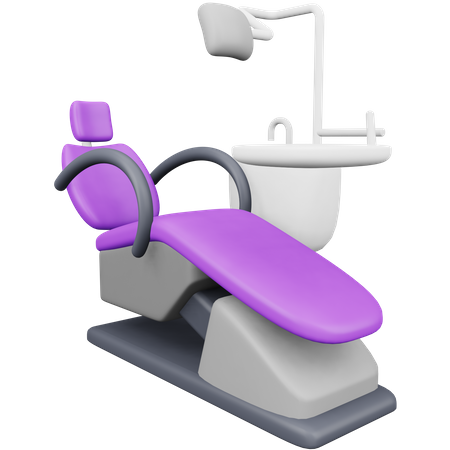 Dental Chair 3D Icon