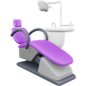 3d dental-chair illustration