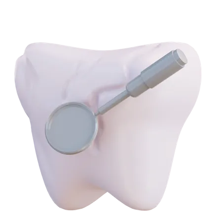 Dental Check  3D Icon