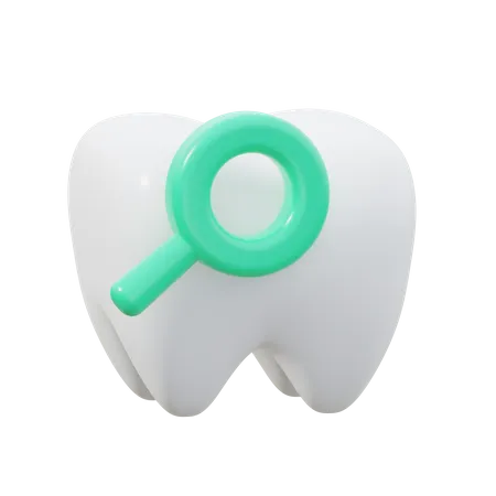 Dental Check  3D Icon