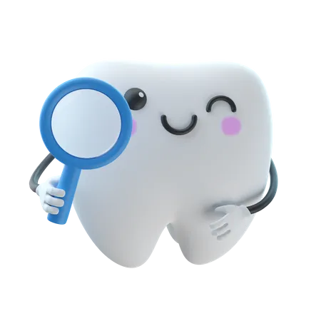 Dental Check Up  3D Illustration