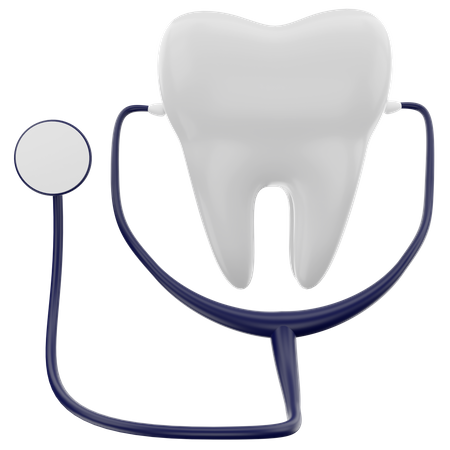 Dental checkup  3D Illustration