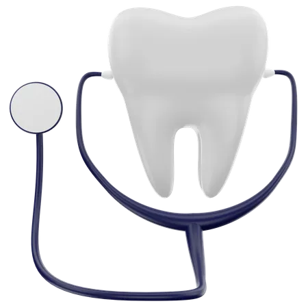 Dental checkup  3D Illustration