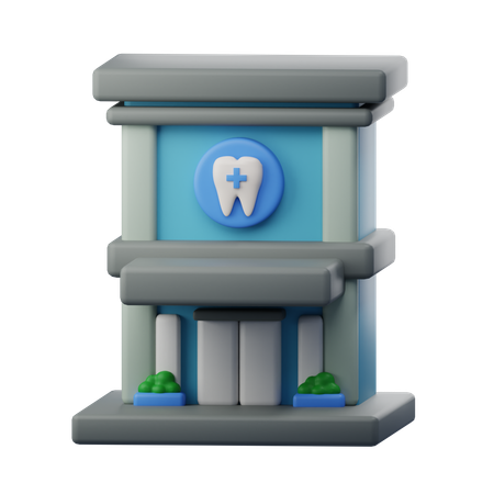 歯科医院  3D Icon