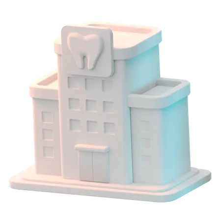 歯科医院  3D Icon