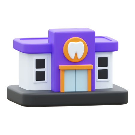 Dental Clinic  3D Icon